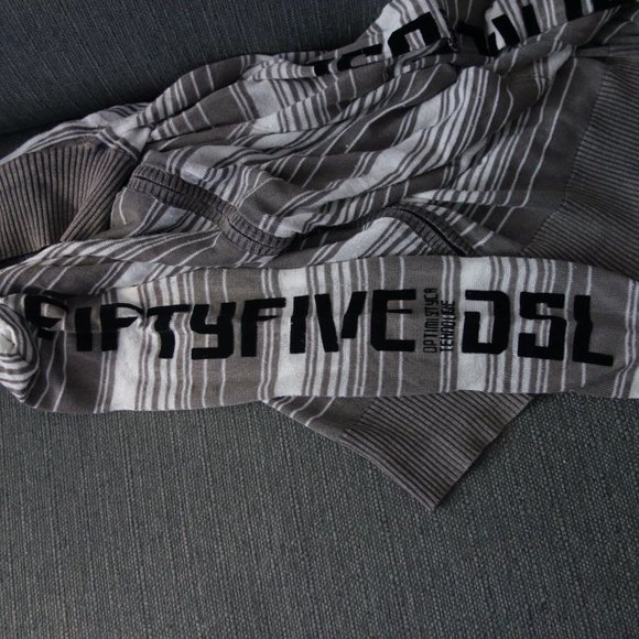 Diesel 55 DSL Optiisziyca Teknologie Light Material Zip Up Sweater Size M - Picture 6 of 15